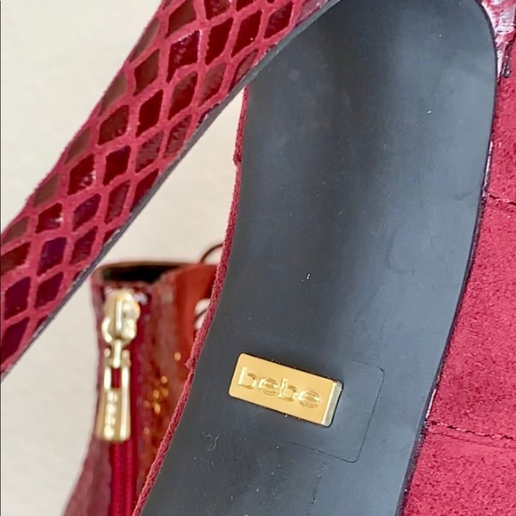 Beautiful burgundy bebe high heels! - Picture 4 of 4